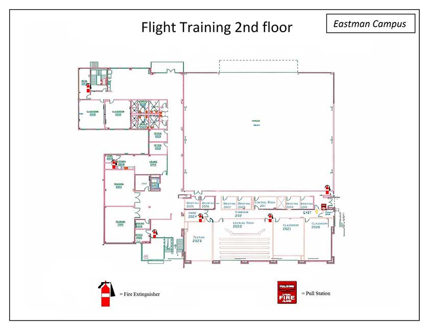 Eastman Main North End 2nd Safety Diagram